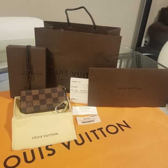 💯Authentic LV Coin/Card Pouch/Key Cles - Damier Ebene - Picture 2 of 10